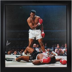 Muhammad Ali Authentic Signed 30x30 Canvas Vs. Sonny Liston PSA/DNA