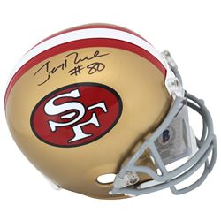 Jerry Rice #80 Authentic Signed 49ers Full Size Rep Helmet BAS