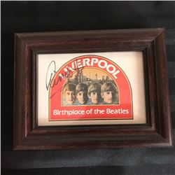 RINGO STAR AUTOGRAPHED POSTCARD (PSA/DNA)