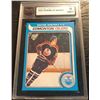 Image 1 : 1979-80 O-PEE-CHEE #18 WAYNE GRETZKY RC REPRINT (KSA 9)