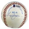 Image 2 : 500 HOME-RUN CLUB (11) MULTI-SIGNED BASEBALL (WILLIAMS, AARON, BANKS, JACKSON & MORE) (BECKETT LOA)