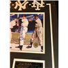 Image 2 : Mickey Mantle, Joe DiMaggio, Duke Snider and Willie Mays autographed framed photo w/GFA COA