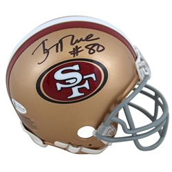 49ers Jerry Rice Authentic Signed Mini Helmet Autographed BAS