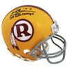 Image 1 : Redskins Joe Theismann "SB XVII Champs" Signed Yellow TB Rep Mini Helmet JSA