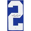 Image 2 : Mel Renfro "HOF 96" Authentic Signed Blue Pro Style Jersey BAS