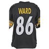 Image 1 : Hines Ward Authentic Signed Black Pro Style Jersey Autographed BAS