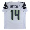 Image 1 : D.K. Metcalf Authentic Signed White Pro Style Jersey Autographed BAS