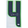 Image 2 : D.K. Metcalf Authentic Signed White Pro Style Jersey Autographed BAS