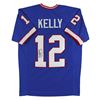 Image 1 : Jim Kelly Authentic Signed Blue Pro Style Jersey Autographed JSA