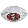 Image 1 : 49ers Dwight Clark "The Catch 1.10.82" Signed NFL Logo Football PSA/DNA