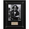 Image 1 : John Lennon The Beatles Signed & Matted 5x6 Cut Signature Caiazzo & BAS