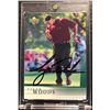 Image 1 : 2001 Upper Deck #1 Tiger Woods Signed Rookie Card (Real Deal auto obtained at the 2005 OPEN)