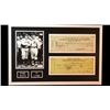 Image 1 : BABE RUTH/TY COBB CUSTOM PHOTO W/REPLICA SIGNED CHEQUES