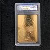 Image 1 : 1996 SPORTSTIME 23 KARAT GOLD BEATLES  ABBEY ROAD *ALBUM COVER* (10 GEM MINT)