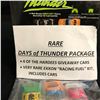 Image 2 : 1:64 SCALE DAYS OF THUNDER DIE-CAST CARS, LAUNCHER & FUEL BOTTLE