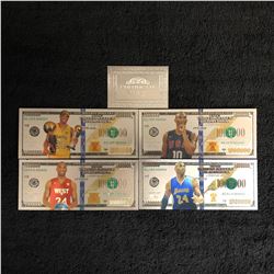 KOBE BRYANT NOVELTY BANK NOTES LOT w/ COA