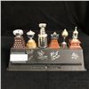 Image 1 : NHL TROPHY SET SIGNED BY BOURQUE/VACHON/GILMOUR/SMITH/FUHR