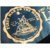 Image 2 : 1969 Vintage Original Apollo 11 "First Landing on the Moon" Pennant (Neil Armstrong, Buzz Aldrin, & 