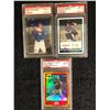 Image 1 : MLB BASEBALL PSA TRADING CARD LOT