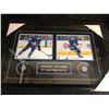 Image 1 : Tavares,J / Marner,M Dual-Signed Puck Frame Maple Leafs (Frameworth COA)