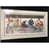 Image 1 : LIMITED EDITION JOHNNY BOWER & FRANK MAHOVLICH DUAL SIGNED 36X24 FRAMED HOCKEY PRINT (CERTIFIED)