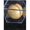 Image 4 : VINTAGE 1957 Milwaukee Braves Multi Signed Baseball ( Pafko, Spahn, Aaron, Burdette, Mantilla...)