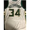 Image 1 : Giannis Antetokounmpo Signed Bucks Jersey (JSA Witnessed)