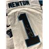 Image 2 : Cam Newton Signed Carolina Panthers White Jersey