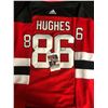 Image 1 : JACK HUGHES SIGNED ADIDAS DEVILS JERSEY (JSA COA)