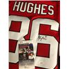 Image 2 : JACK HUGHES SIGNED ADIDAS DEVILS JERSEY (JSA COA)