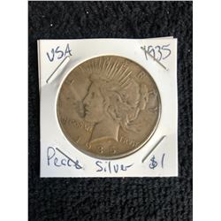 1935 USA PEACE SILVER DOLLAR