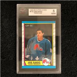 1989-90 O-PEE-CHEE #113 JOE SAKIC RC (KSA 8)