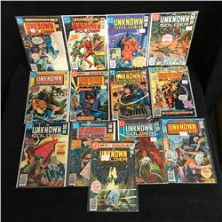 ASSORTED UNKNOWN SOLDIER COMIC BOOK LOT