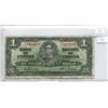 Image 1 : 1937 George VI $1 note. Gordon-Towers signatures. Wide Panel. Z/L Prefix. BC-21c. VG-8.