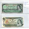 Lot of 2 $1 notes. 1967 with I/P Prefix and Serial Number and 1973 $1 with FA Prefix.