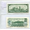 Image 2 : Lot of 2 $1 notes. 1967 with I/P Prefix and Serial Number and 1973 $1 with FA Prefix.