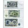 Image 1 : Lot of 3 Bulgarian 1951 notes: 25 Leva, 100 Leva & 200 Leva. VF+ to Unc.