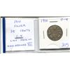 Image 1 : 1910 Silver 25 cents. Last silver 25 cents issued for King Edward VII. G-4.