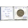 Image 1 : 1951 Silver 50 cents. AU-50. Nice.