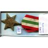 Image 1 : The Italy Star. Awarded for operational service on land in Italy, Greece, Yugoslavia, the Aegean are