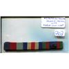 Image 1 : World War II Ribbon Bar. Includes 1939-1945 Star, France & Germany Star and Canadian Volunteer Servi