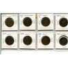 Image 1 : Lot of 8 different Canadian Victorian Large Cents: 1859 Low 9, 1876H, 1882H, 1884, 1894, 1896, 1900H