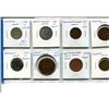 Image 1 : Lot of 8 World War I Coins 1914 -1917. Includes Austria, Belgium, Denmark, France, Germany, Great Br