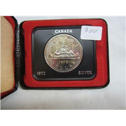 Canadian Silver Dollar 1972