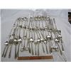 Image 1 : 60 pieces of silver plate flat ware use or repurpose