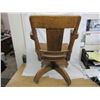 Image 2 : Antique Oak Office Chair