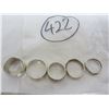 Image 3 : Vintage Lot of 5 Sterling Rings