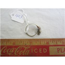 Vintage Sterling Silver Dolphin Ring