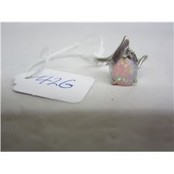 Vintage Sterling Silver Ring with Stone