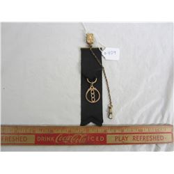 Antique Gold Plated Watch Fob